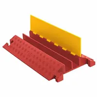 CHECKERS Cable Protector: 2 Channels, Hinged, 3 1/4 in Max Cable Dia, 21 3/4 in Wd, 4 1/4 in Ht (MPN CP2X325-Y/O)