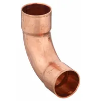 NIBCO Sweat Fitting Elbow: 2 1/2 in CTS x 2 1/2 in CTS, Cup x FTG, Wrot Copper (MPN 607LT 21/2)