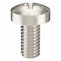 Machine Screw: M4x0.70 Thread Size, 8 mm Lg, 18-8, Stainless Steel, Plain, Pan, Phillips, 100 PK (MPN ZSCRW-257)