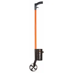 Plastic wheeled marking wand with 34-inch overall length. Includes attachable wheel. Compatible with can-type containers. Used for striping lines on floors in industrial facilities, warehouses, and parking lots.