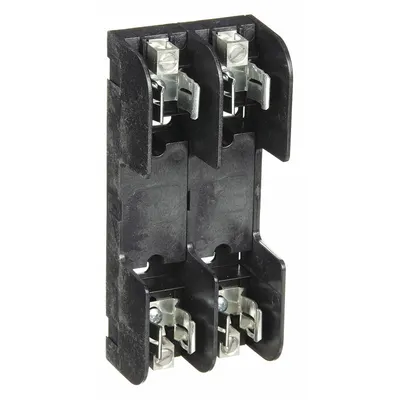 MERSEN Fuse Block: Open Block Design, 2 Pole, 600 V AC, Box Lug - Fuse Blocks for UL Class H & K Fuses