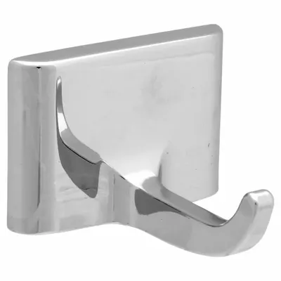 BRADLEY 931-000000-GR Robe Hook, Zinc, Polished, 2 x 2-1/8 x 2-1/8 in - Bathroom Hooks
