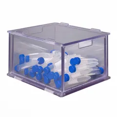 Clear PETG drawer for benchtop mounting, with overall dimensions of 8-7/8 in length, 10-1/4 in width, and 6 in height. Designed to organize and store miscellaneous lab supplies such as small tools, consumables, or samples in laboratory and research environments.