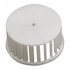Replacement blower wheel for use in compatible heating equipment. Direct OEM replacement part for service and maintenance applications. Circulates air in industrial and commercial heating systems.