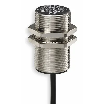 TELEMECANIQUE SENSORS Inductive Cylindrical Proximity Sensor: Built-in Connector, Shielded - Cylindrical Sensors with Built-in Connectors
