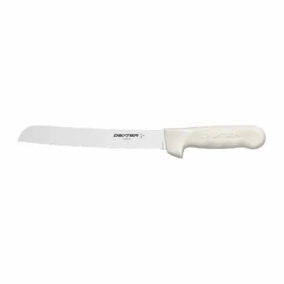 DEXTER RUSSELL Bread Knife: Scalloped, 15 in Overall Lg, Steel Blade, Plastic Handle - Bread Knives
