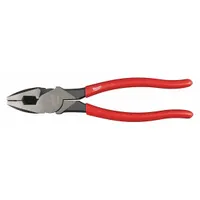 Linemans Plier: 9 in Overall Lg, 1 7/8 in Jaw Lg, 1 3/4 in Jaw Wd, 5/8 in Jaw Thick, 9 - 11 in (MPN 48-22-6502)