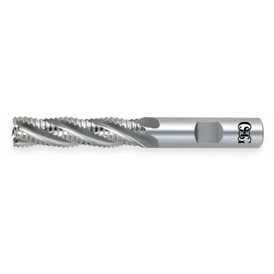 OSG Roughing End Mill: Cobalt, 3 Flute, Fine Pitch, 5/16" Mill Dia, 3/4" LOC - General Purpose Cobalt Roughing End Mills