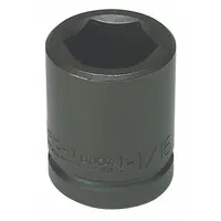 WRIGHT TOOL Impact Socket: 3/4 in Drive Size, SAE, 5/8 in Socket Size, 6-Point, Std, Black Oxide (MPN 6820)