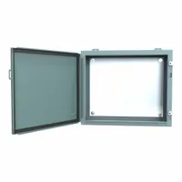 HAMMOND Electrical Enclosure: Steel, 20 in x 24 in x 8 in, NEMA 12/13, w/Panel, Solid Cover, Hinged (MPN 1418ER8)