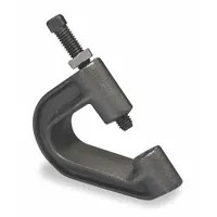 Beam Clamp: Cast Iron, 400 lb Load Capacity, For 3/8 in Threaded Rod (MPN 3150037PL)