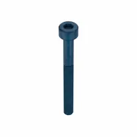 M3x0.50 metric socket head cap screw, 30 mm length, right-hand thread, 2.5 mm drive size. Made of alloy steel with blue phosphate finish. Supplied in a 50-piece pack. Used for fastening components in machinery and industrial assemblies requiring compact, high-strength metric fasteners