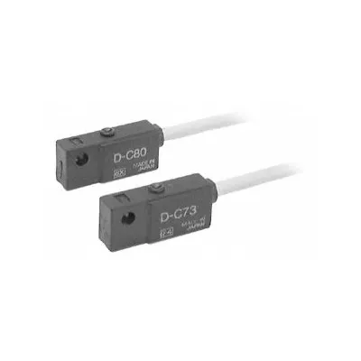 SMC Reed Switch: D-A54L, Prewired, Normally Open, Composite, 24V DC, 2 Wires - Reed Switch Pneumatic Position Sensors