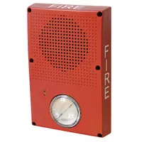 EDWARDS SIGNALING Speaker Strobe: 24 V DC/25/70 V, 8.5 in Overall Ht, 5.63 in Overall Wd, WG4RF-SVMC