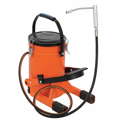 WESTWARD Hand Pump: Pump Only, Nitrile/Steel Housing, 0.07 oz per stroke - Foot-Operated Grease Drum Pumps