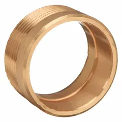 This bronze sweat fitting adapter connects 1 1/2 in CTS copper tube to male NPT threaded pipe. Designed for drain, waste, and vent systems, it provides a transition between copper tube and threaded pipe in plumbing applications.