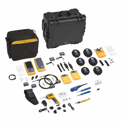 FLUKE Cable Tester Kit: DSX2‑8000 CableAnalyzer with Optical Interface, WiFi Disabled - Copper Cable Verification Tester Kits