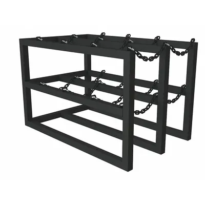 DURHAM MFG Vertical Gas Cylinder Rack - Vertical Gas Cylinder Racks