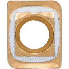 This indexable drill insert is designed for precision drilling and boring in machining operations. It is used with compatible drill bodies to create accurate holes in metal workpieces, commonly applied in automotive, aerospace, and general manufacturing.