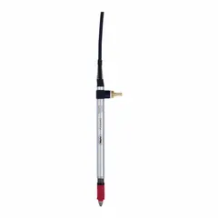 Plunger-type pencil probe with 2.5 m cable for precision dimensional measurement. Provides 4 µm accuracy. Suitable for quality control, surface inspection, and part alignment in machining and manufacturing environments.