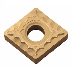 Diamond indexable turning insert for precision turning operations. Designed for high-accuracy machining, providing superior surface finish and wear resistance in metalworking applications.