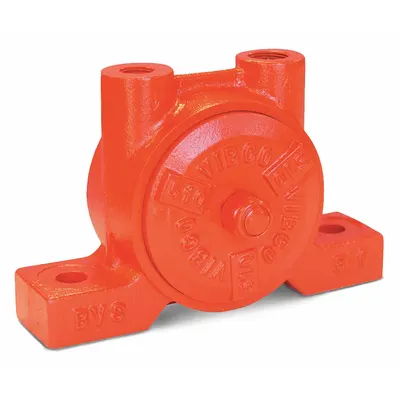 VIBCO Pneumatic Vibrator: 900 lbf, 4,500 vpm, 1/2 in NPT, BVS, 77 dBA, Cast Iron - General Purpose Turbine & Ball Vibrators