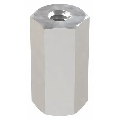 OEM Aluminum Female x Female Hex Standoff, 1/8 in Overall Length, 10 Pack - Aluminum Female x Female Standoffs