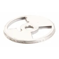 This large air shutter is a replacement component for Garland Manufacturing industrial ovens. It regulates airflow within the oven system, supporting proper combustion and temperature control during maintenance and repair operations.