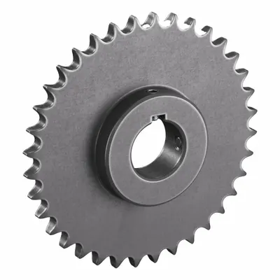 TRITAN Roller Chain Sprocket: 60, For 3/4 in Chain Pitch, 2 in Bore Dia, 36 Teeth - Size 60 Fixed-Bore Roller Chain Sprockets