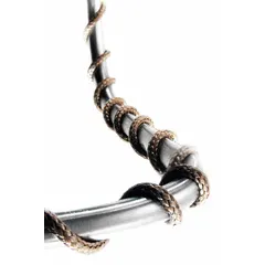 Fiberglass heating cord for applying controlled heat to metal and plastic surfaces. Measures 12 ft overall length, 1/4 in width, 3/16 in thickness. Ungrounded, no backing. Requires separate controller (not included). Typical applications include freeze protection, process heating, and temperature maintenance.