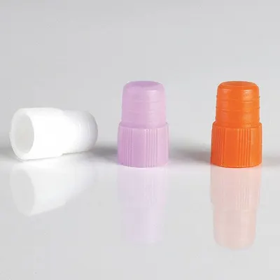 GLOBE SCIENTIFIC Cap: 12 mm Dia, White, Polyethylene, Unlined - Plug Caps