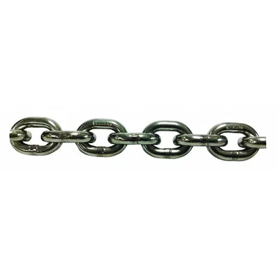 PEWAG Straight Chain: 3/16 in Trade Size, 63 Chain Grade, 316 Stainless Steel - Grade-63 Corrosion-Resistant Lifting Chains