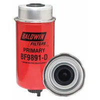 BALDWIN FILTERS Fuel Filter: Cartridge, 7 11/16 in Overall Lg, 3 3/16 in Outside Dia, Cellulose (MPN BF9891-D)