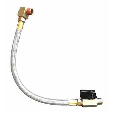 POWERMATE Extended Tank Drain Assembly: 072-0023RP - Air Compressor Parts