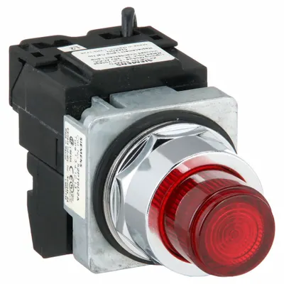 Siemens Illuminated Push Button: Illuminated, Extended Profile, Non-Metallic, 30 mm - Illuminated Extended-Length Push Buttons