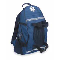 ERGODYNE Backpack: 12 in L x 7 in W x 17 1/2 in D, Polyester, Blue, 11-20 in/21-30 in, 11-20 in (MPN GB5243). Key specifications   — Color: Blue; Closure Type: Zipper; Features: Reflective Accents; Brand: ERGODYNE.