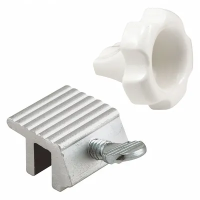 PRIME-LINE Window Lock: Clamp Lock, Handle Included, Non-Handed, 1 31/32 in Overall Lg - Sliding Window Locks