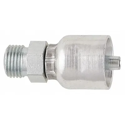 Parker 1J043-12-10 Straight Hydraulic Hose Fitting - Parker Crimp Hydraulic Hose Fittings with ORS Connection