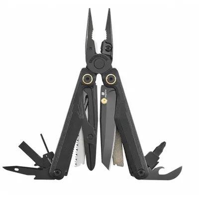 LEATHERMAN Multi-Tool Plier: Multi-Tool Plier, 17 Tools, 17 Functions, 4 in Closed Lg - Multi-Tools with Fold-Out Pliers