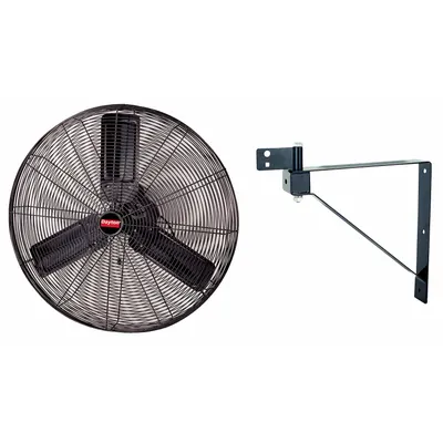 Dayton Mounted Fan: 30 in Blade Dia, 120V AC, 1/4 hp Motor HP, Ceiling/Wall Mount - Standard Industrial Wall-Mount Fans