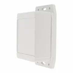 This HAMMOND fiberglass submersible enclosure measures 4 in x 3 in x 2 in and features a screw-on solid cover. Rated NEMA 12/13/4/4X/6/6P, it provides protection against dust, water, and temporary submersion. Suitable for housing electrical controls, sensors, and instrumentation in wet or corrosive environments. Knockouts are not included.