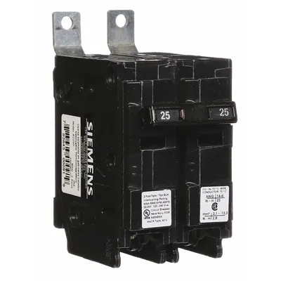 SIEMENS B225H B Series Bolt-On Miniature Circuit Breaker - B Series, Bolt-On Siemens Miniature Circuit Breakers