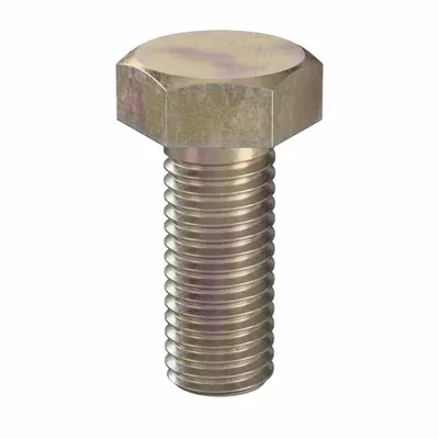 LINDSTROM Hex Head Cap Screw: Steel, Class 10.9, Zinc Yellow, M12, Metric, 30 mm lg - Class 10.9 Steel Hex Head Cap Screws
