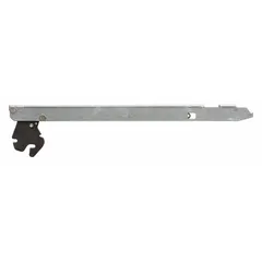 This door hinge is a replacement part for Whirlpool ovens. It supports the oven door and enables proper opening, closing, and sealing. Used in residential and commercial cooking appliances.