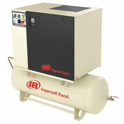 INGERSOLL RAND UP6-7.5-125/80-460-3 Horizontal Rotary Screw Air Compressor - Horizontal Rotary Screw Air Compressors