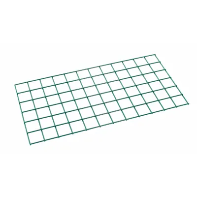 METRO Wall Grid: 36 in x 1/2 in x 18 in, 250 lb Capacity, Steel, Green - Wall-Mount Wire Grid Panels