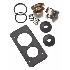 This hydrant repair kit is constructed from neoprene and is intended for use as a replacement part in wall and yard hydrants. It serves to restore sealing and operation in outdoor water supply systems.