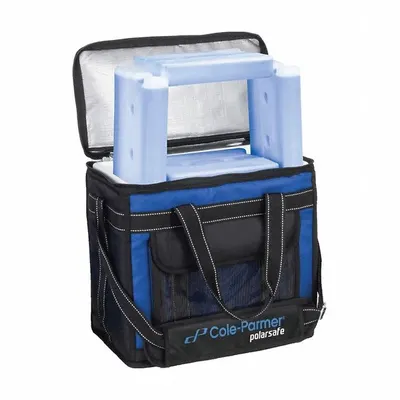 COLE-PARMER Cryogenic Storage Box: 15 in Overall Lg, 13 in Overall Wd, 7 7/8 in Overall Ht - Specimen Transport Coolers