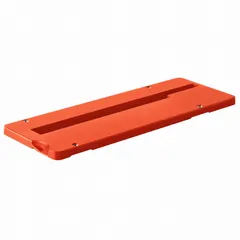 This table saw dado insert replaces the standard throat plate to accommodate dado blades. It enables groove, rabbet, and dado cutting operations. The insert measures 11 7/8 inches and is designed for use with compatible table saws.