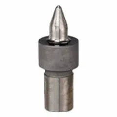 This short collar-forming friction drill bit creates a hole and simultaneously forms a collar in the workpiece, enabling thread engagement for M6 x 1 metric coarse threads without separate tapping. The 5.3 mm drill size is designed for use in sheet metal and thin-walled materials where a threaded boss is required.